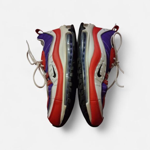 Nike Air Max Size 9 Sneakers 98 Rapters Athletic Psychic Shoe Running Red Purple - Picture 8 of 14